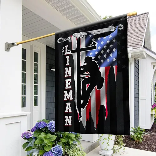 Vista 21 de Bandera Americana - La Delgada Línea Azul. Policía. Aplicación de la Ley Bandera de Águila Americana TPT1581F, 3x5 pies. Bandera - Banderas