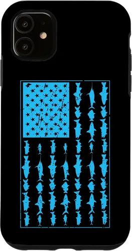 Vista 8 de Funda de regalo para iPhone 17 con bandera americana para hombre de agua salada de agua salada