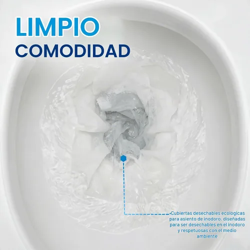 Vista 7 de MED PRIDE Fundas desechables para asiento de inodoro, desechables, seguras para sépticas, 250