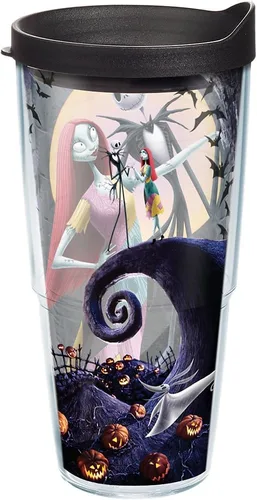 Vista 14 de Tervis Disney - The Nightmare Before Christmas Jack and Sally Tumbler Aislado de 16 onzas, Transparente