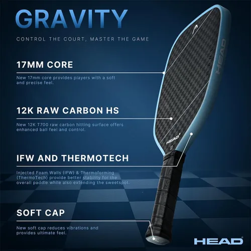 Vista 6 de HEAD Gravity Tour 2025 Pádel de Pickleball