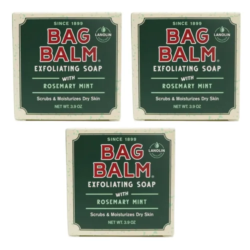 Vista 5 de Bag Balm Mega Jabón Hidratante Aroma a Menta Romero - 3.9oz, paquete de 5