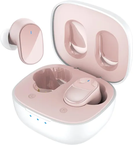 Vista 9 de HTC Auriculares inalámbricos True 7 Bluetooth 5.3, auriculares intrauditivos con cancelación de ruido, controlador de 0.394 in con graves profundos