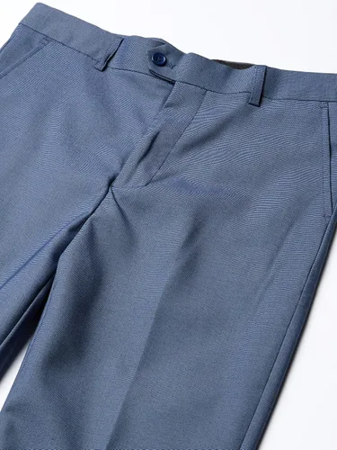 Vista 3 de Isaac Mizrahi Pantalones de vestir ajustados con textura de pájaro para niños