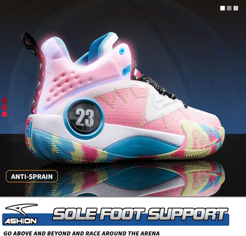 Vista 3 de ASHION Zapatos de Baloncesto para Hombre de Moda Transpirables Zapatillas Antideslizantes para Hombre con Soporte de Arco Zapatos Deportivos