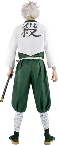 Vista 4 de C-ZOFEK Sanemi Shinazugawa - Disfraz de Halloween con cinturón para hombre