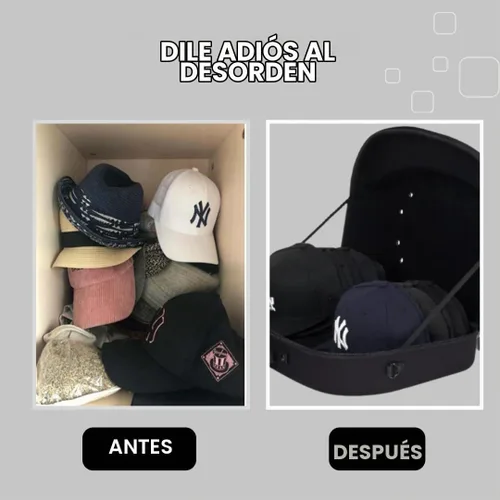Vista 3 de Homiegear HG Travel VIP - Funda de transporte multiusos, hasta 14 sombreros Negro