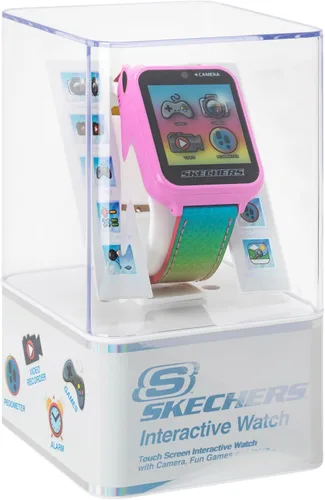 Vista 6 de Accutime Skechers Kids - Reloj inteligente con pantalla táctil de aprendizaje educativo para niñas, niños, niños pequeños, cámara para selfies