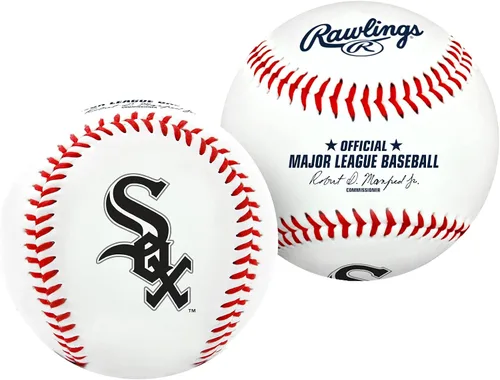Vista 23 de Rawlings Béisbol oficial de la MLB 2026 con logo del equipo Todos los 30 equipos de la MLB disponibles
