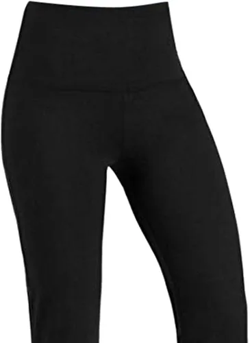 Vista 5 de 2019 Nuevos pantalones de yoga para mujer, cintura alta, control de abdomen, leggings de entrenamiento, pantalones largos de yoga acampanados