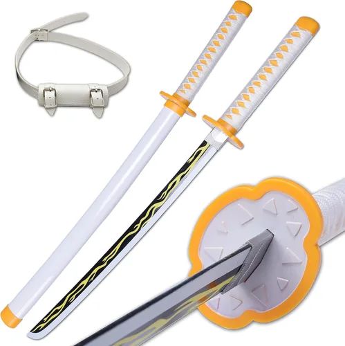 Vista 68 de ziqing Espada para cosplay de Demon Slayer hecha a mano, Katana de 31 pulgadas con múltiples estilos para elegir