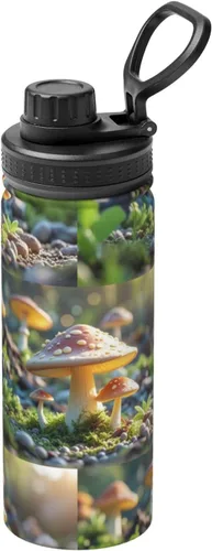 Vista 10 de Flying Butterfly Insulated Stainless Steel Kettle Print Funny Water Bottle Insulated Ideal for Sports and Travel