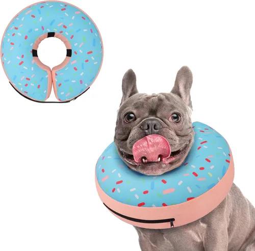 Vista 46 de Supet - Collar isabelino inflable para recuperación, posoperatorio