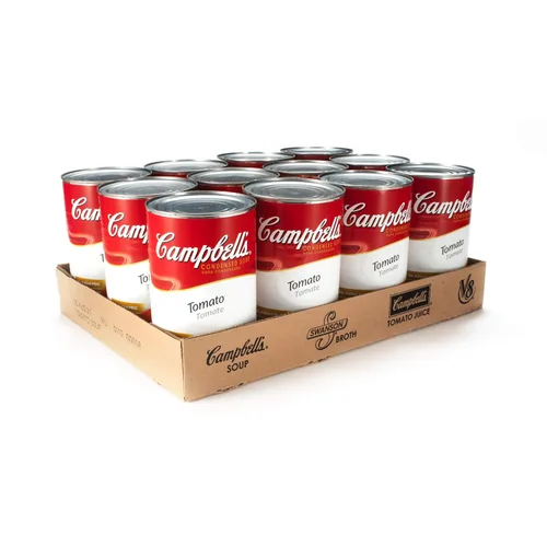 Vista 6 de Campbell's Sopa condensada clásica de tomate, 50 onzas, paquete de 12