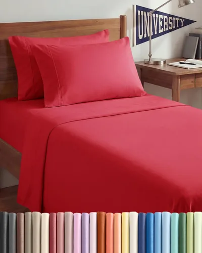 Vista 103 de Juego de sábanas Twin de 4 piezas - Cómodo, transpirable y refrescante - Juego de ropa de cama de lujo de hotel ultrasuave con bolsillos profundos