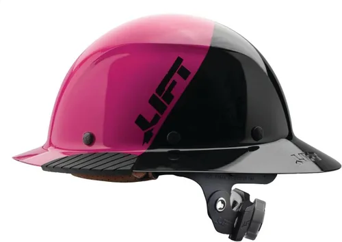 Vista 9 de Lift Dax - Casco de seguridad de ala completa de resina de fibra, suspensión de 6 puntos