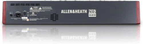 Vista 4 de Allen & Heath ZED-420 - Mezclador de audio en vivo de calidad Touring con 16 entradas mono y 4 estéreo, 4 grupos, 6 envíos auxiliares/monitor