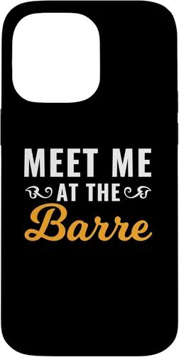 Vista 21 de Ballet Meet Me at The Barre for Ballerina Trainer Dancing Case for iPhone 16
