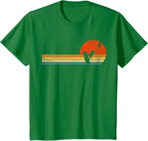 Vista 3 de Camiseta retro de kitesurf de kitesurf de kiteboarder vintage, Negro, S
