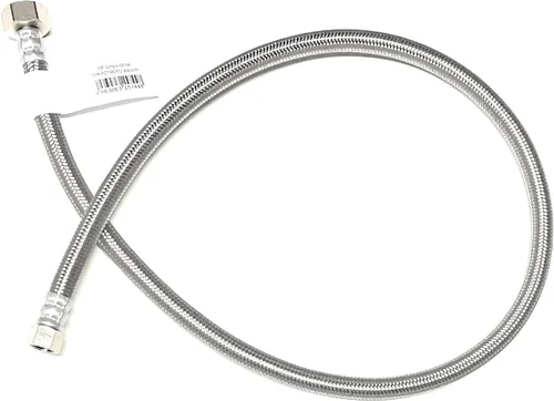 Vista 24 de Conector de línea de suministro de agua para grifo de acero inoxidable trenzado, línea de suministro para grifo - rosca de compresión hembra de 3/8