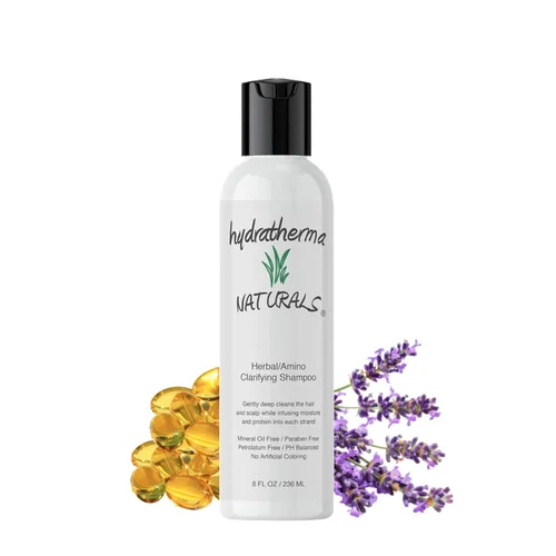 Vista 2 de Hydratherma Naturals Champú aclarante de aminoácidos herbarios, 8.0 fl. oz.