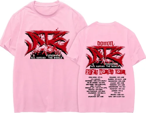 Vista 6 de KPOP Skz Camiseta Nuevo Álbum Tee Bangchan Jisung Felix Hyunjin Merch Tops
