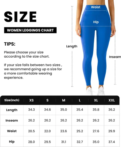 Vista 4 de QUEENIEKE Leggings de yoga de cintura alta con 2 bolsillos para mujeres y niñas, control de abdomen, levantamiento de glúteos, no se transparenta