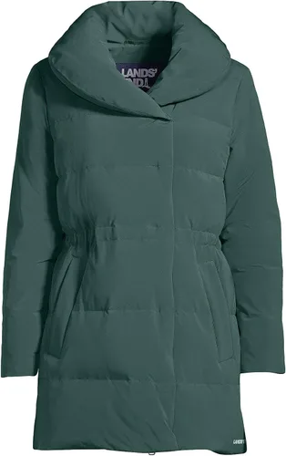 Vista 5 de Lands' End Abrigo elástico acolchado para mujer