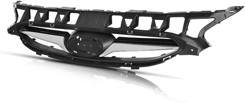 Vista 19 de PIT66 Conjunto de parrilla delantera cromada compatible con Sonata 2011 2012 2013 HY1200154 863503S100
