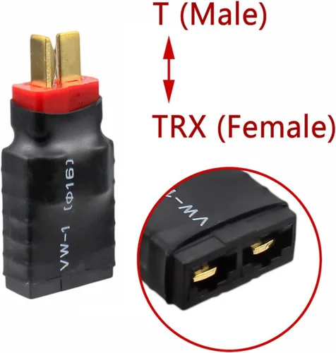Vista 4 de 4 PCS macho Deans T Plug a macho hembra adaptador conector RC cargador de batería adaptador
