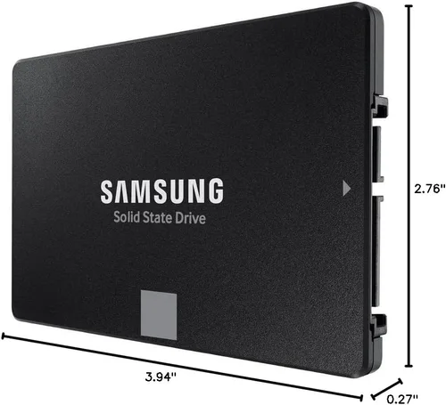 Vista 7 de SAMSUNG 870 EVO SSD interno SATA III de 4 TB de 2.5 pulgadas (MZ-77E4T0B/AM), color negro SATA Internal Solid State Drive, Upgrade PC or Laptop