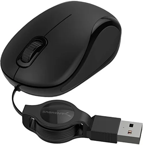 Vista 9 de SABRENT Ratón inalámbrico recargable de 2,4 GHz con resolución ajustable (MS-RCWM)