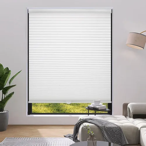 Vista 10 de MYshade Persianas y persianas celulares inalámbricas personalizadas, opacas para oscurecer la habitación, persianas de panal para ventanas