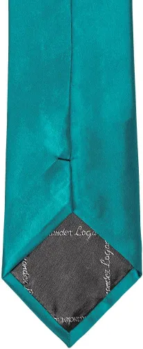 Vista 445 de tiemart Corbata de color sólido para hombre Longitud estándar