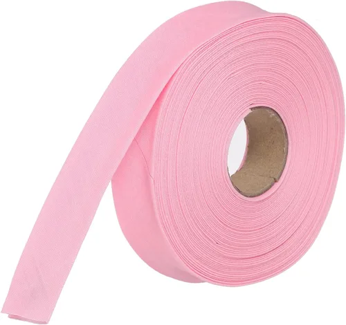Vista 19 de MECCANIXITY Cinta al bies de doble pliegue de 1 pulgada, cinta al bies de poliéster continua a granel para coser, costura, acolchado, dobladillo