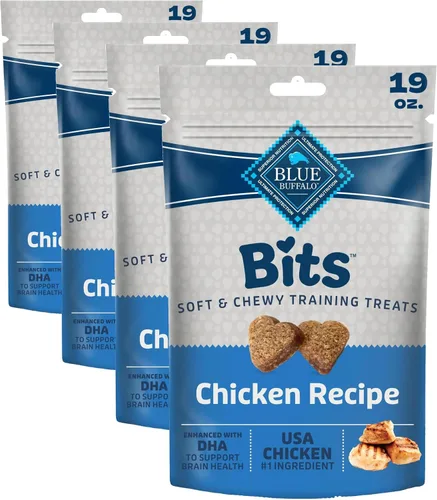 Vista 15 de Blue Buffalo Bits - Golosinas de entrenamiento de pollo, 1 oz, 12
