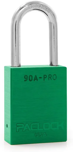 Vista 20 de PACLOCK Candado de la serie 90A-PRO, compre American Act obediente, aluminio anodizado marrón, cilindro de 7 pines de alta seguridad con 1 llave por