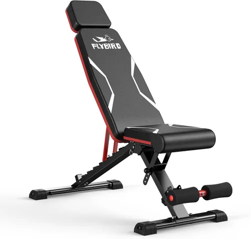 Vista 10 de FLYBIRD Adjustable Weight Bench, Full Body Workout Bench for Home Gym