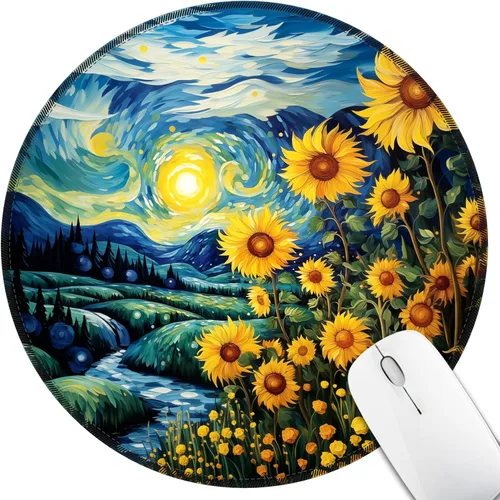 Vista 7 de Hancynir Paquete de 2 alfombrillas para mouse con diseño de basurero en llamas, divertida y bonita alfombrilla de mouse para accesorios