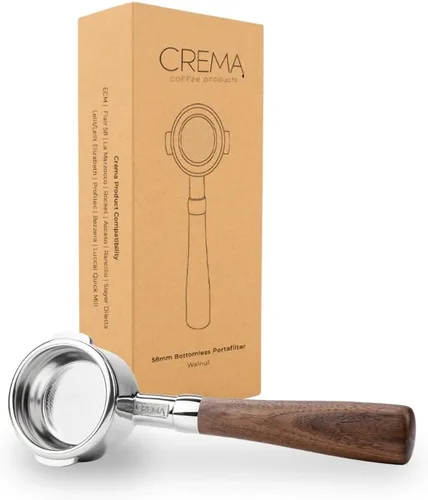 Vista 17 de Crema Productos de Café 54mm Portafiltro Desnudo Sin Fondo Compatible con Máquinas Breville de 54mm Incluye Cesta de Filtro de Doble Disparo