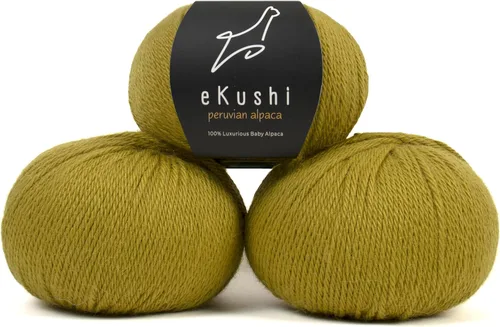 Vista 55 de 100% Hilo de Alpaca Baby para Tejer y Ganchillo - 1 Cono de Hilo Premium DK - Ligero, Hipoalergénico y Térmico Hecho en Perú - Ideal para Proyectos