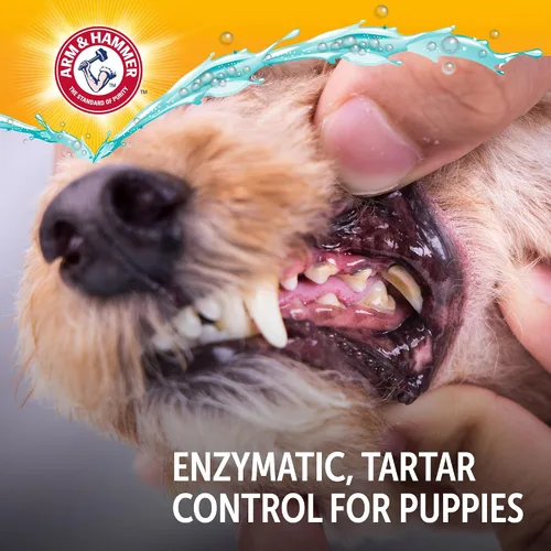 Vista 8 de Arm & Hammer Complete Care - Pasta de dientes enzimática para cachorros, sabor a mantequilla de maní, pasta de dientes enzimática para perros