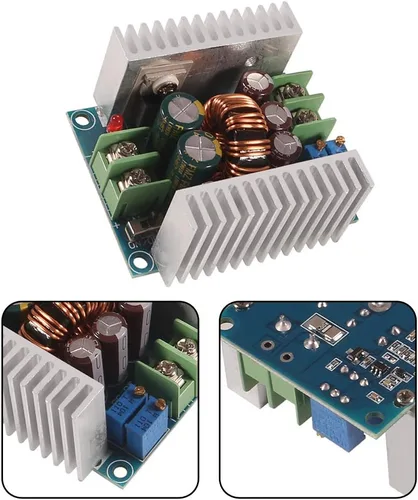 Vista 2 de 20A 300W CC CV Módulo reductor ajustable DC 6-40V a 1.2-36V Regulador de voltaje Convertidor Buck Módulo de fuente de alimentación de corriente