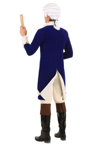 Vista 2 de Disfraz de Hombre Alexander Hamilton Multicolor
