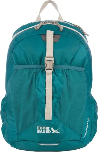 Vista 21 de Eddie Bauer Stowaway Mochila Empacable Viaje Exterior Ligera Plegable Duradera Poliéster Ripstop 30L - Cereza Negra