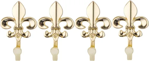 Vista 10 de Ganchos decorativos para toallas de baño, ganchos de pared para abrigos, ganchos de metal resistentes, ganchos colgantes para colgar llaves, bolso