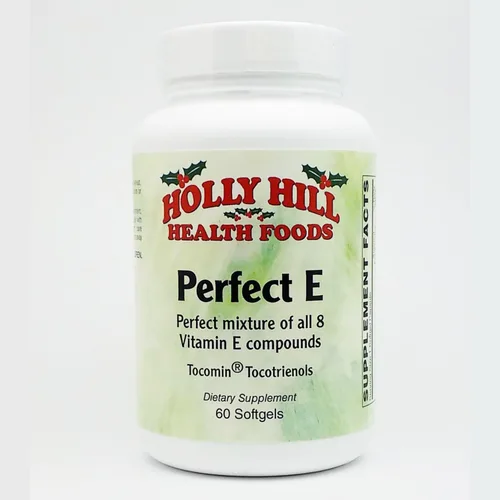 Vista 4 de Holly Hill Health Foods, Perfect E Compuesto, 30 cápsulas blandas