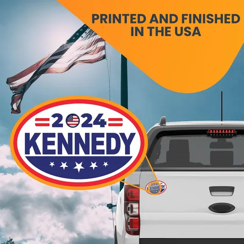 Vista 3 de Magnet Me Up Robert F. Kennedy Jr. - Calcomanía magnética para elecciones políticas del Partido Demócrata Independiente, 4 x 6 pulgadas, automóvil
