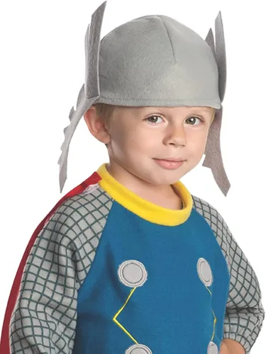 Vista 2 de Rubie's Disfraz de vellón de Marvel Super Hero Adventures para niños pequeños, Multi