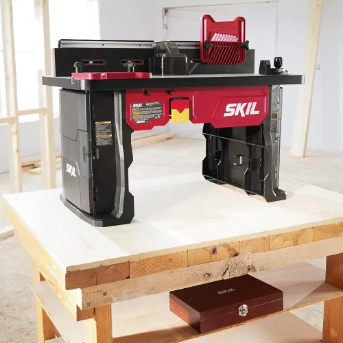 Vista 2 de SKIL SRT1039 Mesa de enrutador portátil de sobremesa para enrutadores SKIL RT1323-00 y RT1322-00 (enrutador no incluido)